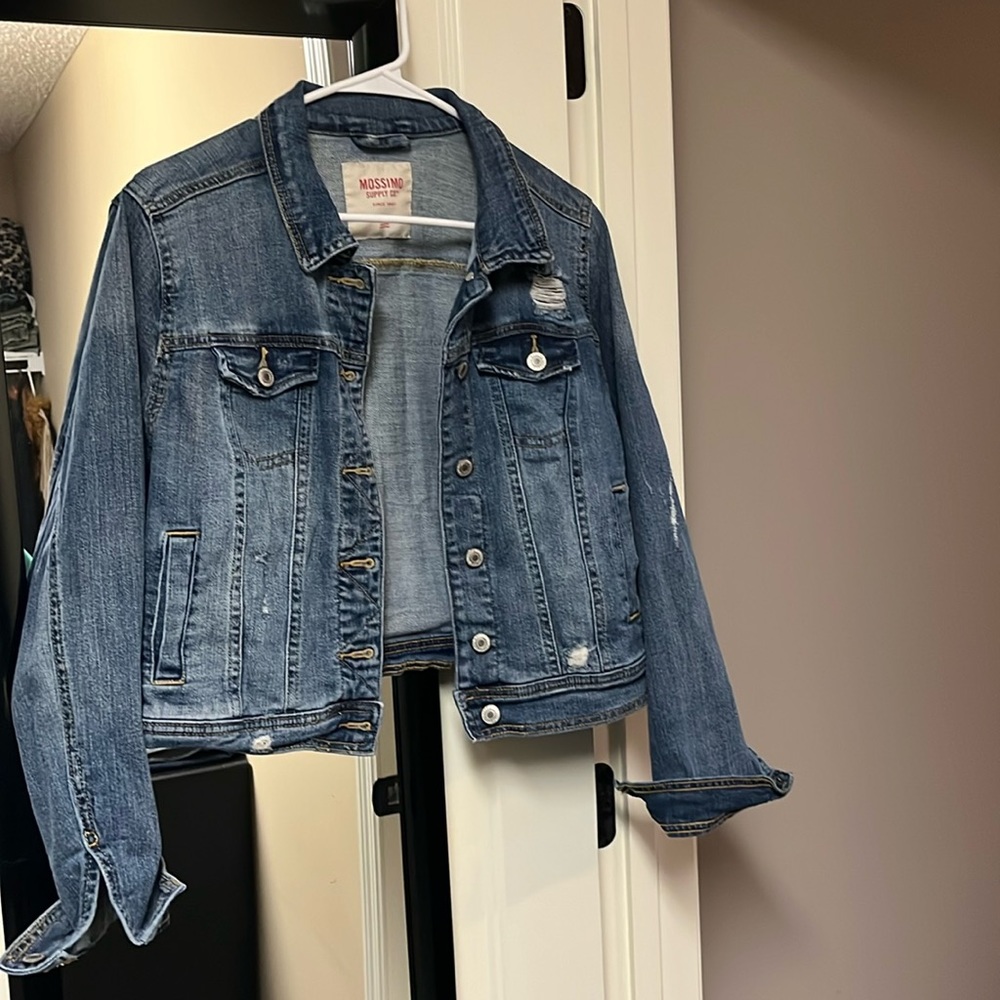 Distressed Jean Jacket